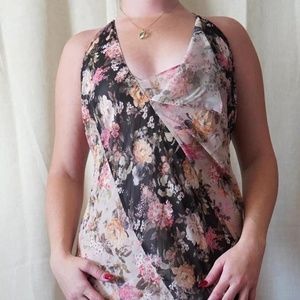 Bailey 44 halter chiffon dress.